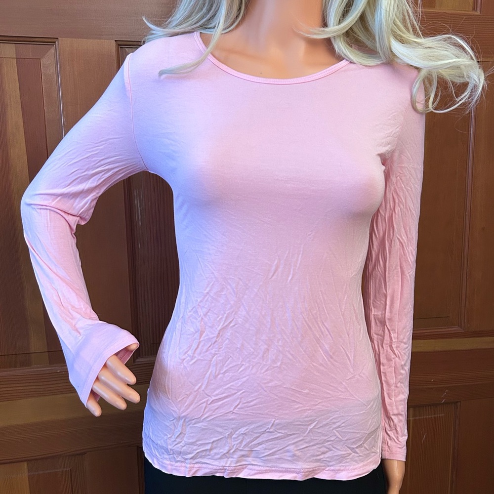Pink Open Back Yoga Top - Picture 5 of 15